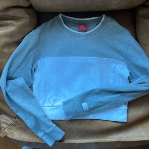 New Balance cropped long sleeve top